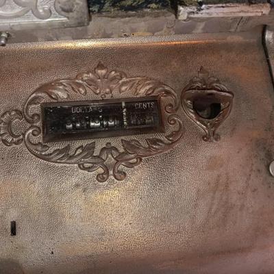 Antique Brass national cash register, Dayton Ohio Factory # 888827