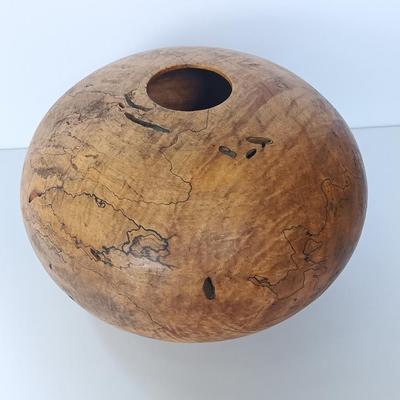 Signed Knud Oland (Danish/American, 20th Century), Turned Vase 1987