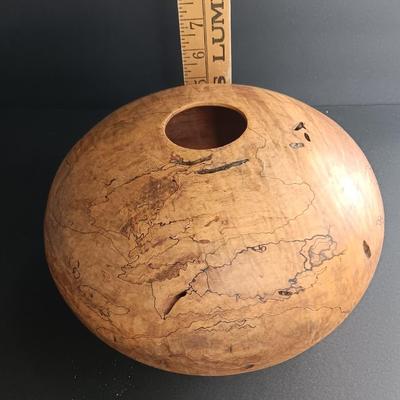 Signed Knud Oland (Danish/American, 20th Century), Turned Vase 1987