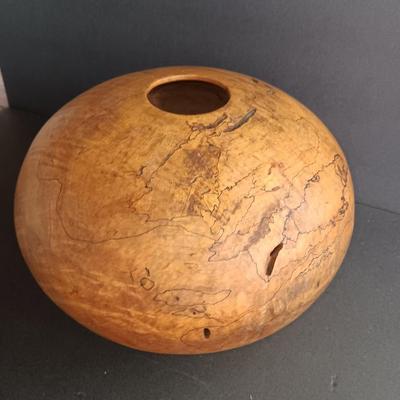 Signed Knud Oland (Danish/American, 20th Century), Turned Vase 1987