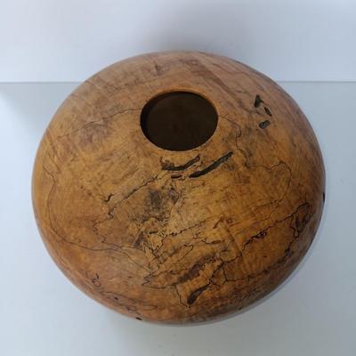 Signed Knud Oland (Danish/American, 20th Century), Turned Vase 1987
