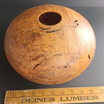 Signed Knud Oland (Danish/American, 20th Century), Turned Vase 1987