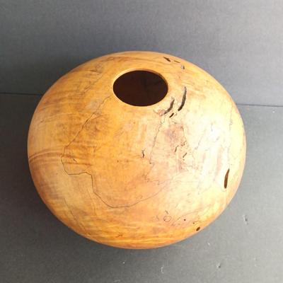 Signed Knud Oland (Danish/American, 20th Century), Turned Vase 1987