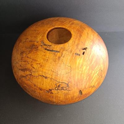 Signed Knud Oland (Danish/American, 20th Century), Turned Vase 1987
