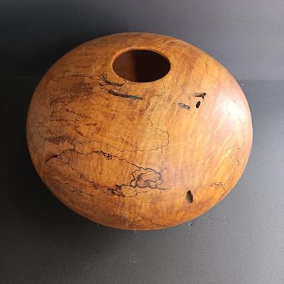 Signed Knud Oland (Danish/American, 20th Century), Turned Vase 1987