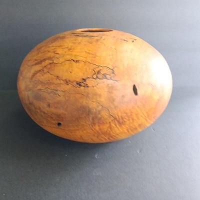 Signed Knud Oland (Danish/American, 20th Century), Turned Vase 1987
