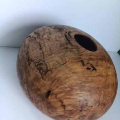 Signed Knud Oland (Danish/American, 20th Century), Turned Vase 1987