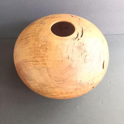 Signed Knud Oland (Danish/American, 20th Century), Turned Vase 1987