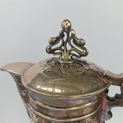 Art Nouveau wine decanter WMF Alphonse Mucha Art Nouveau Antique Art Nouveau 40CM 1900
