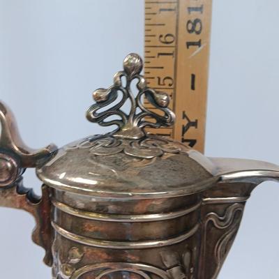 Art Nouveau wine decanter WMF Alphonse Mucha Art Nouveau Antique Art Nouveau 40CM 1900