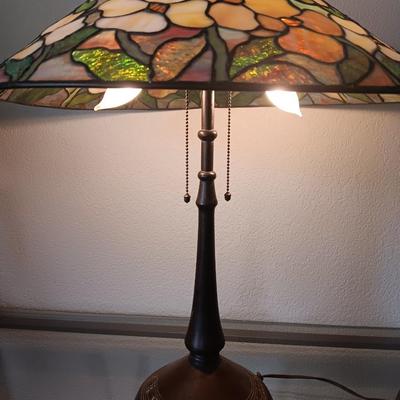 Beautiful Antique “HANDEL” Leaded Glass Lamp
