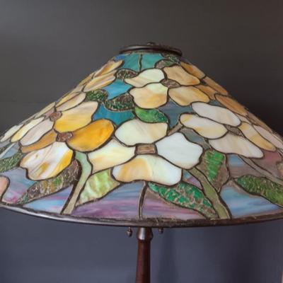 Beautiful Antique “HANDEL” Leaded Glass Lamp