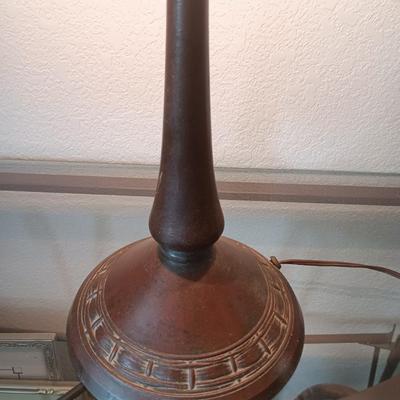Beautiful Antique “HANDEL” Leaded Glass Lamp