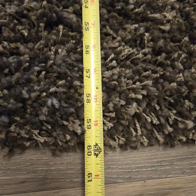 Thick Shaggy Brown Rug