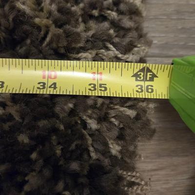Thick Shaggy Brown Rug
