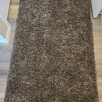 Thick Shaggy Brown Rug