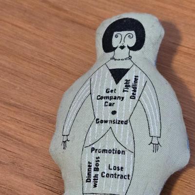 Small Wood Sign and Double Sided Doll