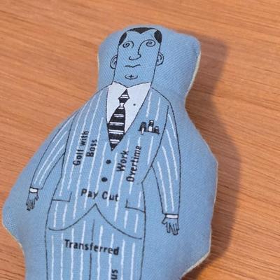Small Wood Sign and Double Sided Doll