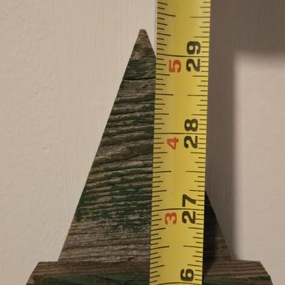 Wood Pine Tree Decor