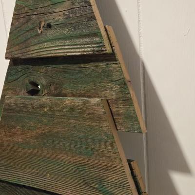 Wood Pine Tree Decor