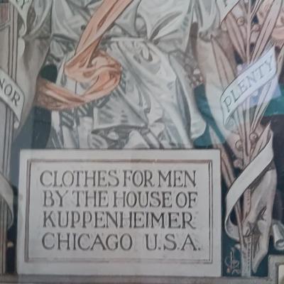 House of Kuppenheimer (1910, 1917, 1912) Framed Advertisement Charles Leyendecker
