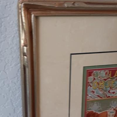 Laurier Objets d'Art - Antique framed color Magazine cover