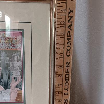 Laurier Objets d'Art - Antique framed color Magazine cover