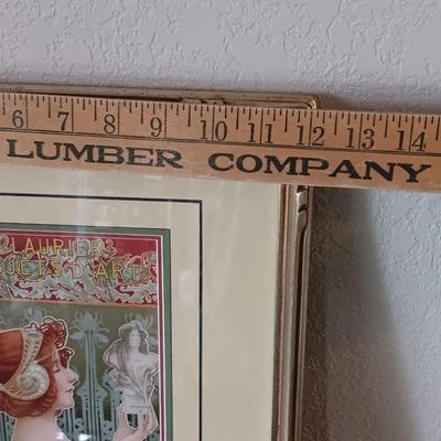 Laurier Objets d'Art - Antique framed color Magazine cover
