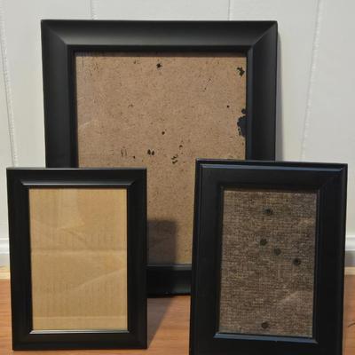 Black Photo Frames Lot