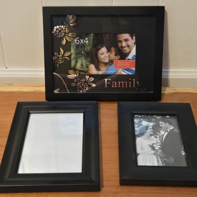 Black Photo Frames Lot