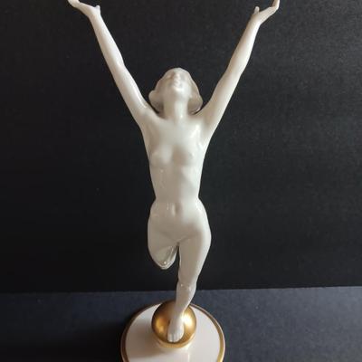 Exquisite HUTSCHENREUTHER NUDE SUNCHILD PORCELAIN BY KARL TUTTER - MCM