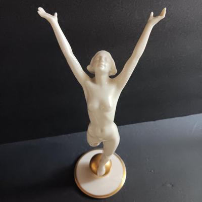 Exquisite HUTSCHENREUTHER NUDE SUNCHILD PORCELAIN BY KARL TUTTER - MCM