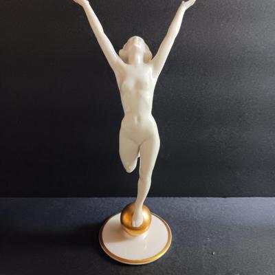 Exquisite HUTSCHENREUTHER NUDE SUNCHILD PORCELAIN BY KARL TUTTER - MCM