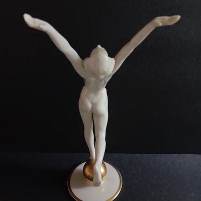 Exquisite HUTSCHENREUTHER NUDE SUNCHILD PORCELAIN BY KARL TUTTER - MCM