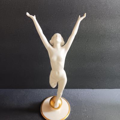 Exquisite HUTSCHENREUTHER NUDE SUNCHILD PORCELAIN BY KARL TUTTER - MCM