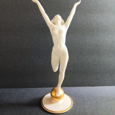 Exquisite HUTSCHENREUTHER NUDE SUNCHILD PORCELAIN BY KARL TUTTER - MCM
