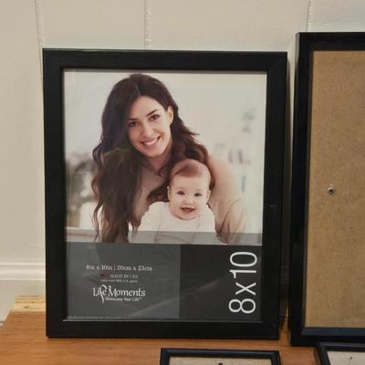 Black Photo Frames Lot