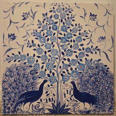 Peacock Canvas Print Art