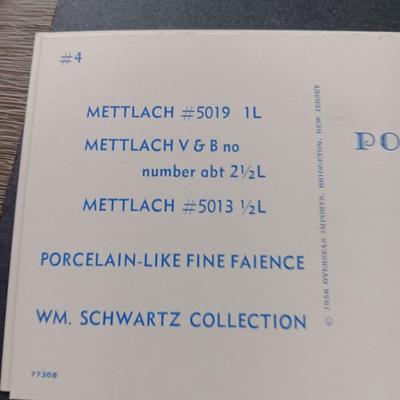 Beautiful Mettlach GES.GESCH 2391 “The Swan Knight’s Wedding” STEIN with post cards