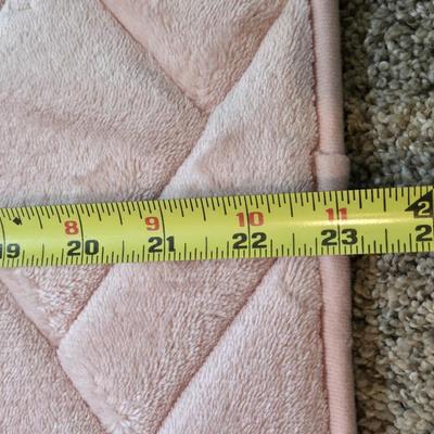 (2) Pink Bath Mat Rugs