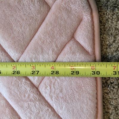 (2) Pink Bath Mat Rugs