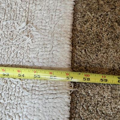 Long White Runner Bath Rug