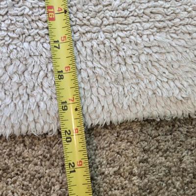 Long White Runner Bath Rug
