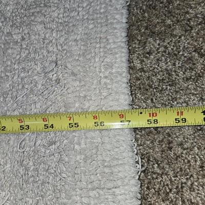 Long White Runner Bath Rug