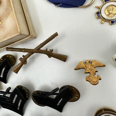Miscellaneous of Military Pins. etc.