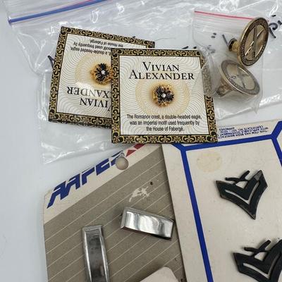 Miscellaneous of Military Pins. etc.