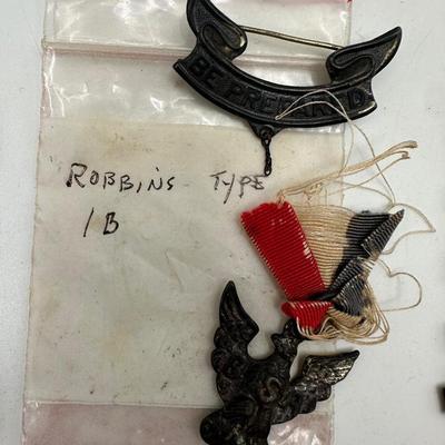 Miscellaneous of Military Pins. etc.