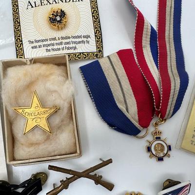 Miscellaneous of Military Pins. etc.