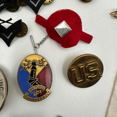 Miscellaneous of Military Pins. etc.