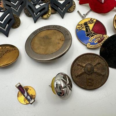 Miscellaneous of Military Pins. etc.